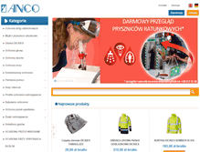 Tablet Screenshot of anco.com.pl